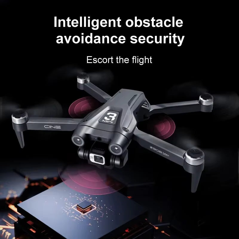Experience the Ultimate Aerial Adventure with the Z908 Pro Max Drone: Professional 8K GPS Dual HD Aerial Photography Quadcopter with Brushless Obstacle Avoidance